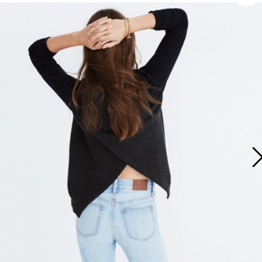 Madewell Split Back Sweater